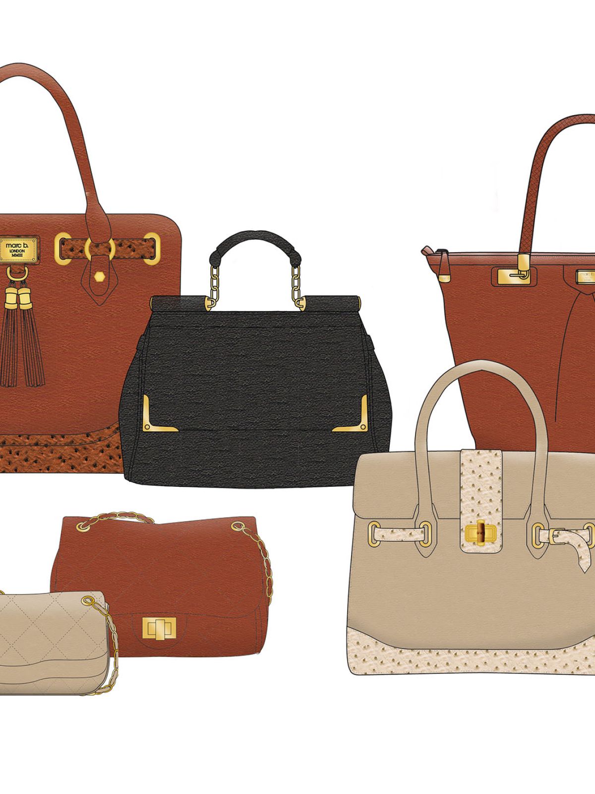marc b. bag designs, classics